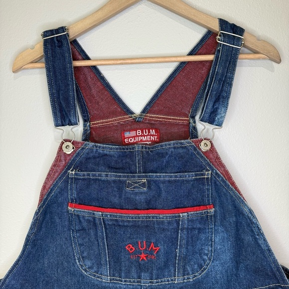 B.U.M. Equipment Blue Denim with Red Trim - Picture 2 of 5